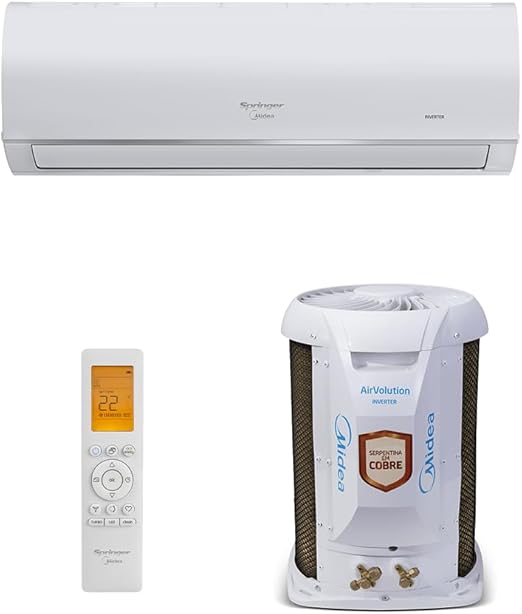 Ar Condicionado Split Inverter Hi Wall Springer Midea Airvolution Connect 9.000 Btus Frio 220v R-32